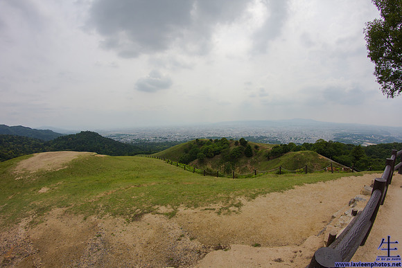 Fisheye shot from Wakakusayama