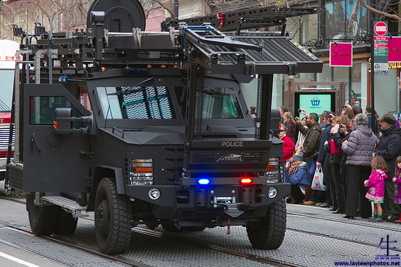 Yup, that's police equipment.