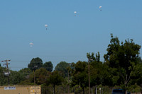 Paratroopers just happened to be training that day.