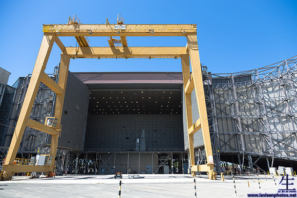 The 80x120 foot wind tunnel open for tours