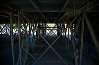 Beneath the wind tunnel